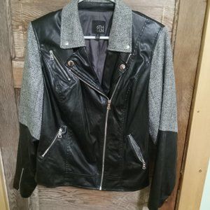 Very 90's, totally Retro, Motorcycle Jacket.